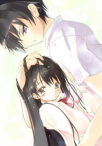 anime couple Pictures, Images and Photos