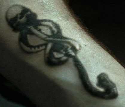 dark mark tattoo. The Dark Mark Tattoo [1]