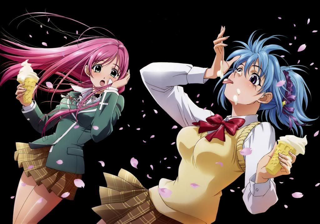 rosario vampire wallpaper. rosario vampire Wallpaper