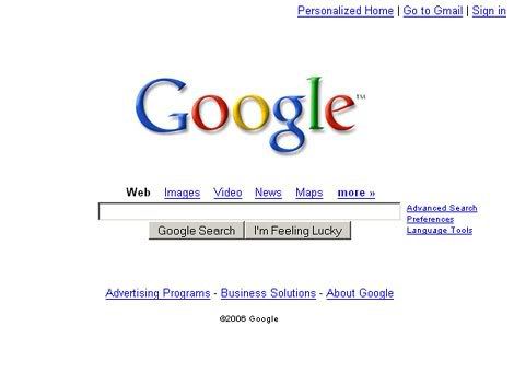 Google Homepage on Google Homepage Jpg