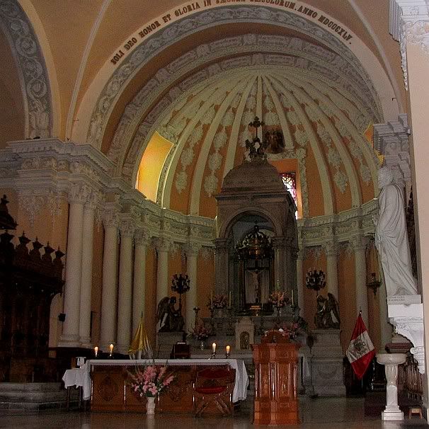 intérieur cathédrale d' Arequipa