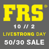 FRS LIVESTRONG Day Sale