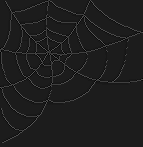 Black and White Halloween Myspace Layout