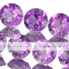 2mm 10pcs Set Round Natural AA Purple Amethyst caa1  