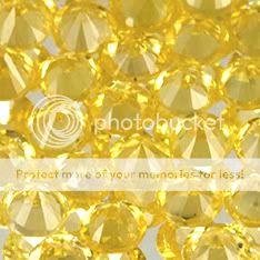 2mm 50pcs Round Diamond Natural Yellow Sapphire cys1  