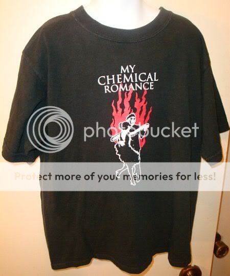 My Chemical Romance Black Shirt Youth Medium 10 12 Nice  